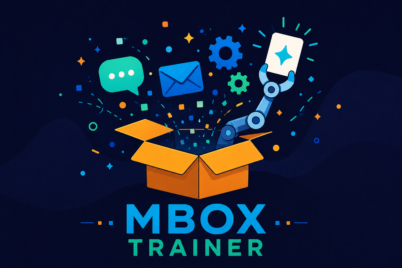MBox Trainer desktop app workflow for turning email conversations into training examples